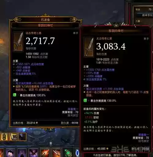 暗3远古装备有什么好，暗黑3远古装备和普通装备有什么区别插图