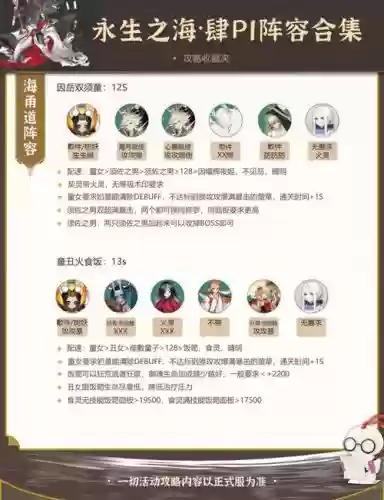 2022永生之海阵容搭配，永生之海阵容四层平民插图