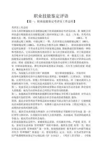 技能师傅描述，技能师傅评语插图