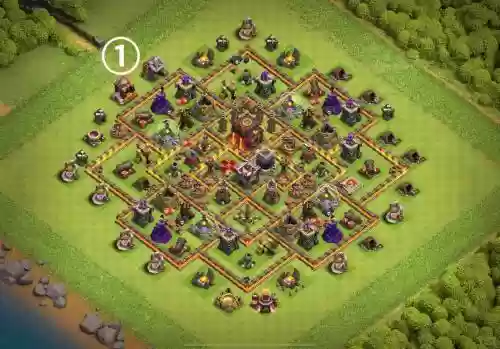 部落冲突战队最强阵容搭配，部落冲突部落对战阵型插图1